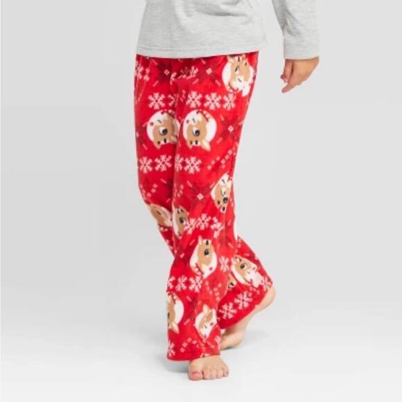 Rudolph The Red-Nosed Reindeer size 4 Holiday Fleece Pajama Pant - Picture 1 of 6